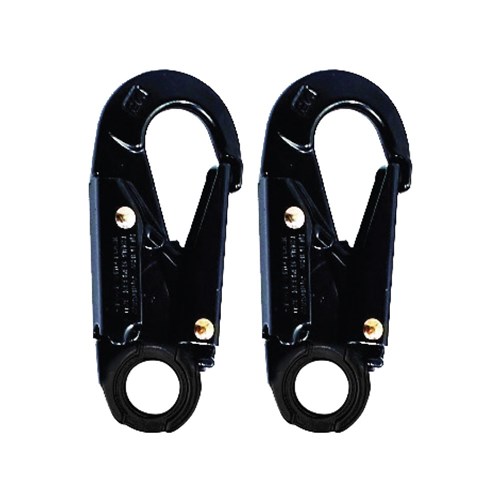 Elite Single Leg Shock Absorbing 2M Adjustable Lanyard With Hardware Sn X2